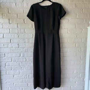 J. Crew Wrap Back Jumpsuit with Wide Crop Leg